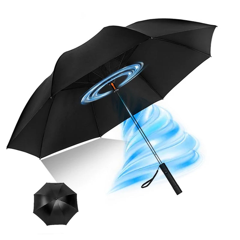 Portable Umbrella with Fan, UV Sun Umbrella, Safety Isolation Mesh, Super Wind Power, USB Rechargeable, 2600Mah